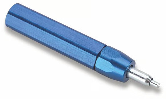 Earl's Braid Spreader, for -3 Hose and -4 PTFE Hoses Front View Blue