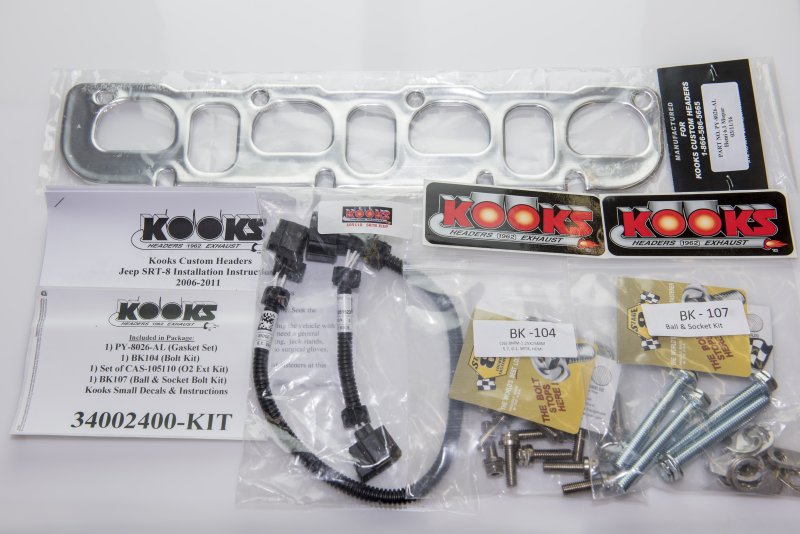 1-7/8" Stainless Headers. 2006-2010 Jeep SRT8 6.1L.