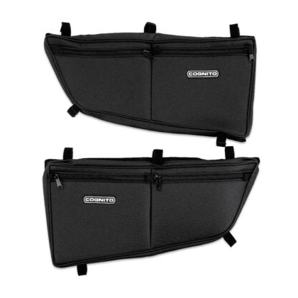 Cognito 2 Seat Door Bag Kit For 17-23 Can-Am Maverick X3 Front View