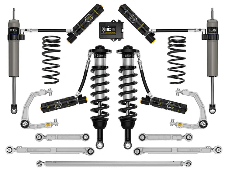 ICON 2025-2026 Toyota 4Runner 2WD, 1.25-3" Lift, Stage 14 Suspension System, Billet
