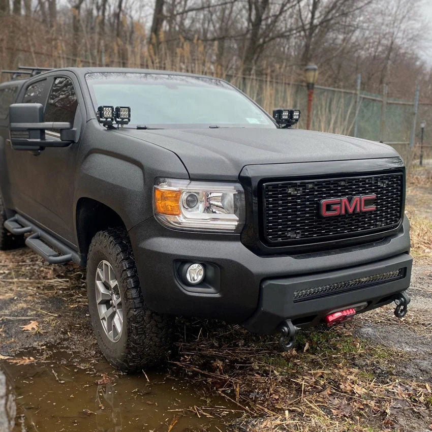 2015-2020 GMC CANYON PROLITE WINCH BUMPER Front View
