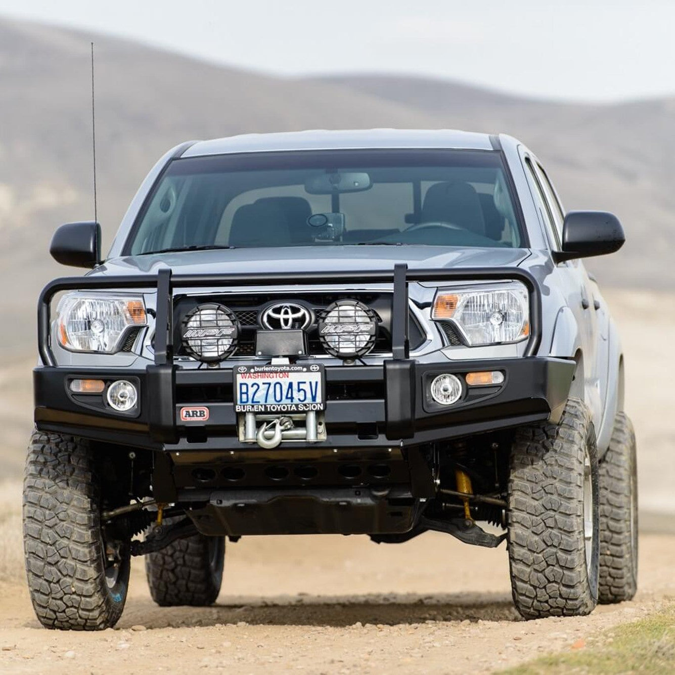 12-15 Toyota Tacoma Deluxe Bumper Display on Vehicle (Front View)