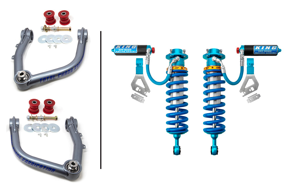 LIFT KIT W/ FRONT 3.0 INCH DIAMETER ADJUSTABLE KING SHOCKS - 3RD GEN TUNDRA