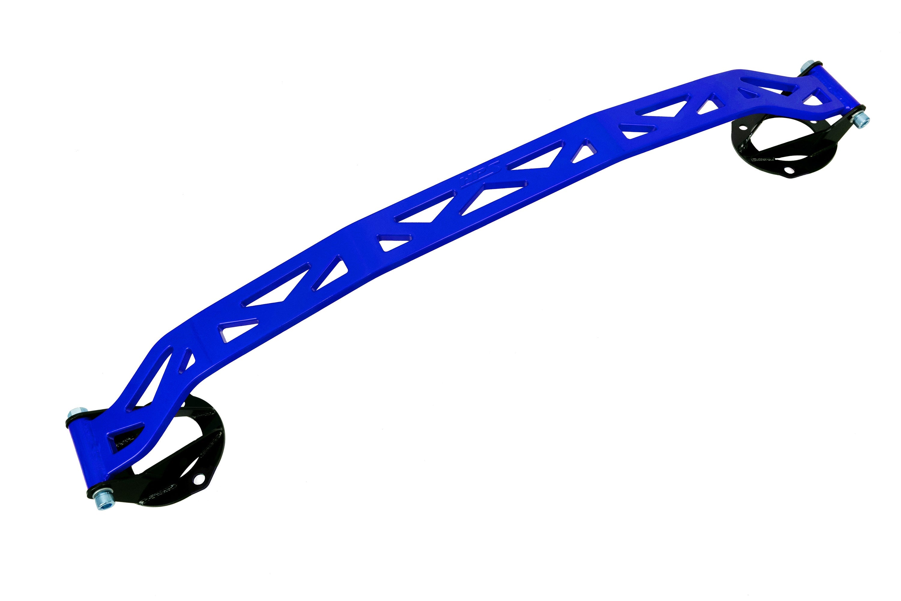 HPS Performance Aluminum Front Strut Tower Brace Bar, Blue, 42-106BL