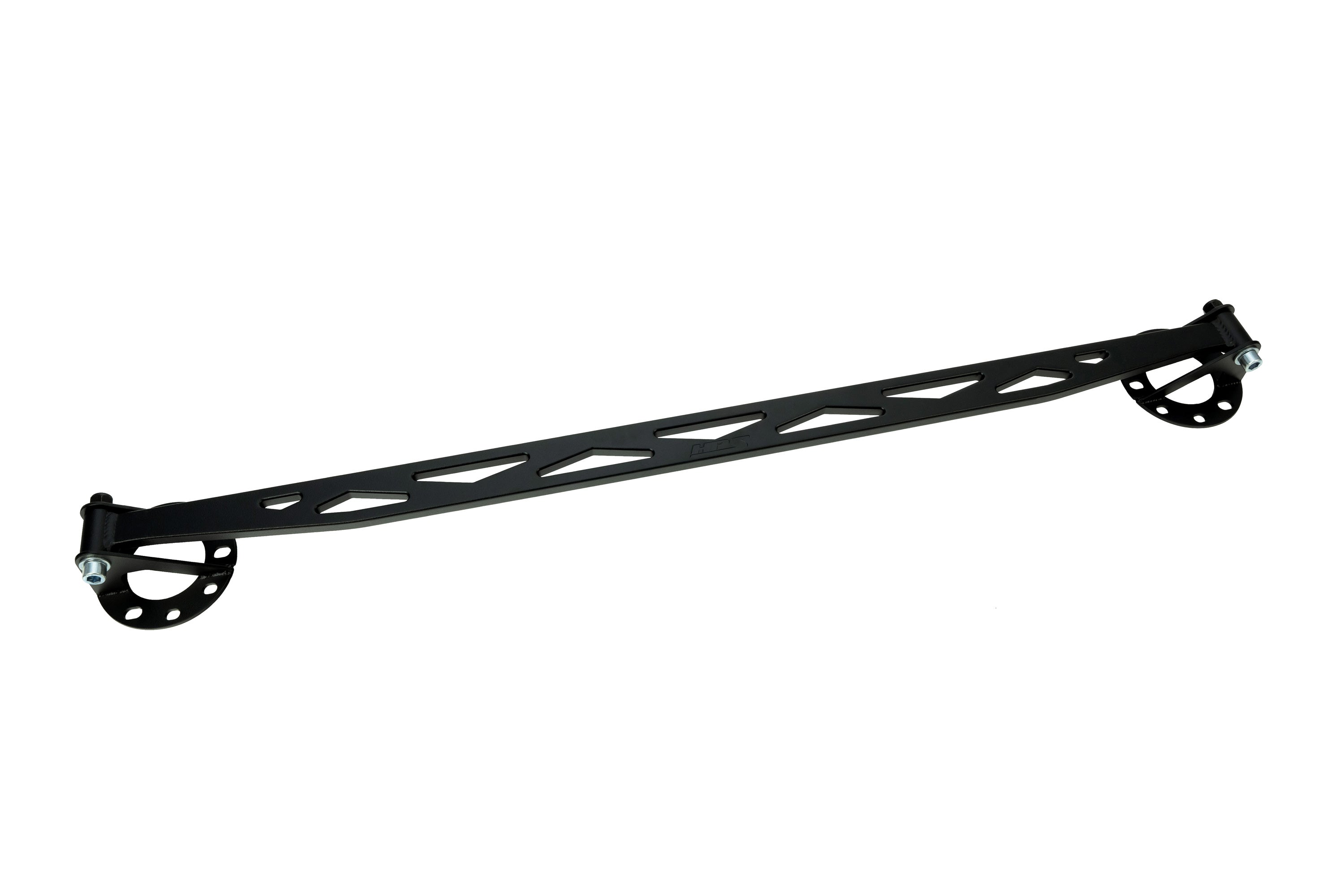 HPS Performance Aluminum Front Strut Tower Brace Bar, Black, 42-119WB