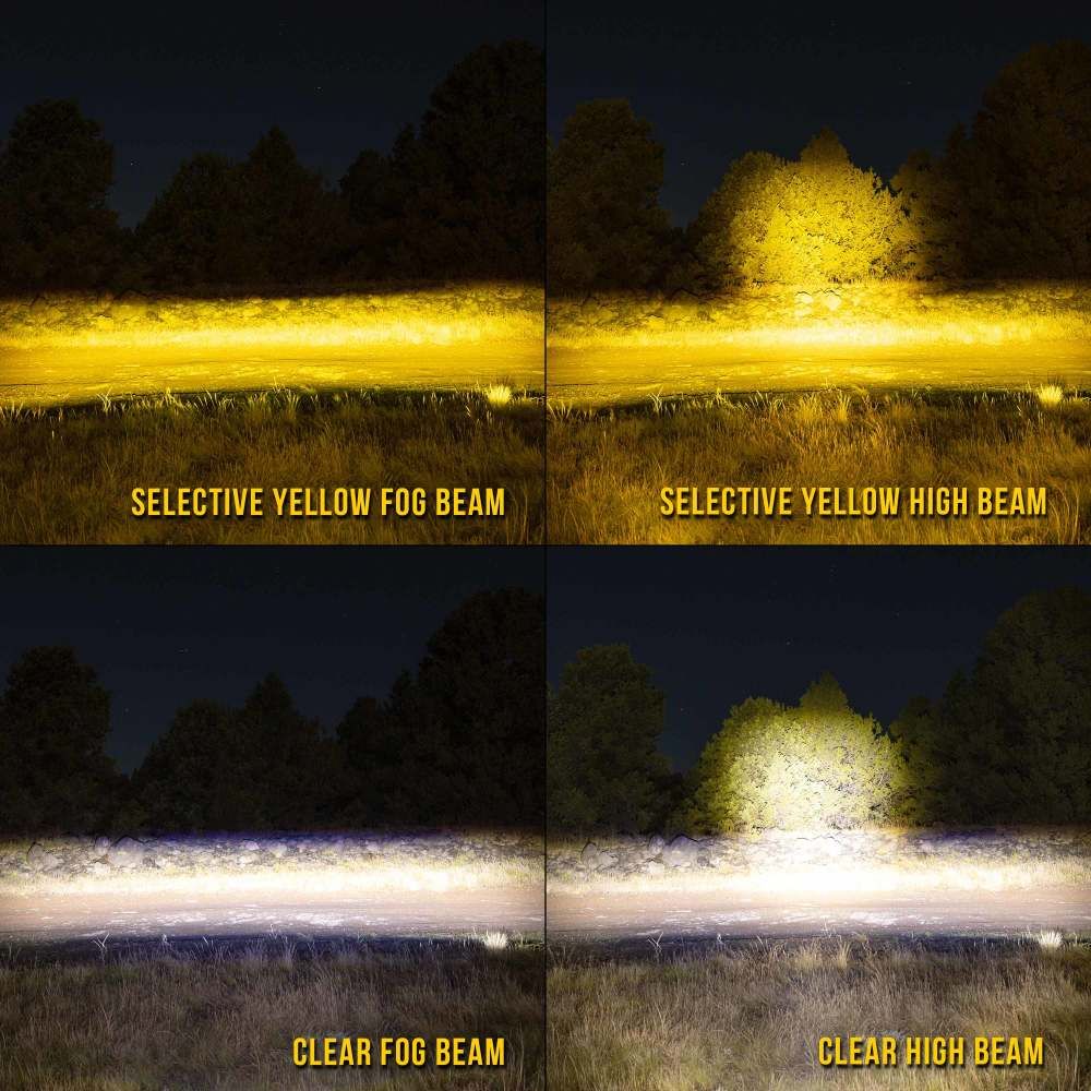 KC HiLites FLEX ERA 3 | Lens Replacement - Selective Yellow - SAE Beam