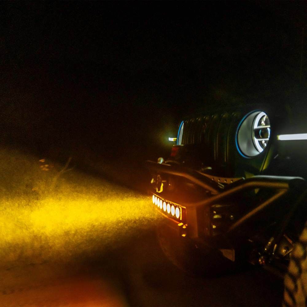 KC HiLites FLEX ERA LED Light Bar - Performance Yellow Combo Beam Lens for Light Bars