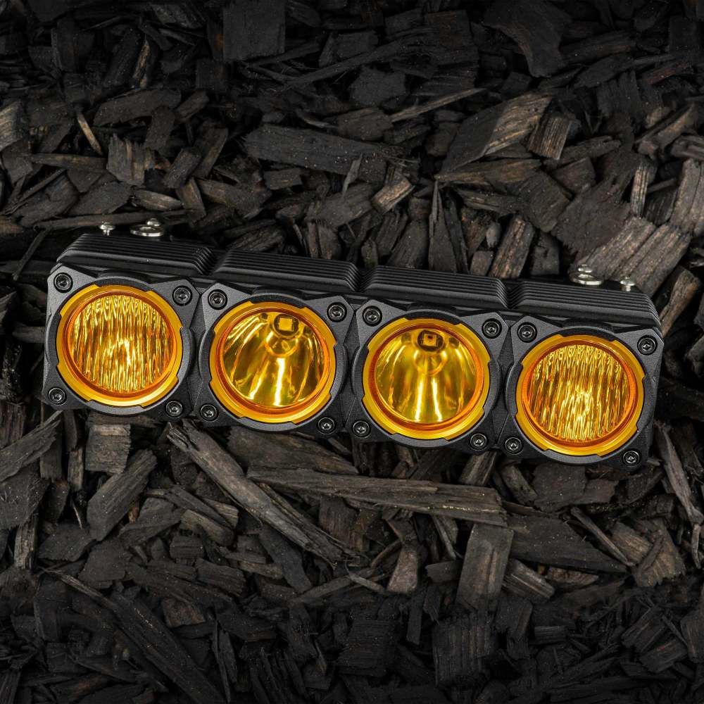 KC HiLites FLEX ERA LED Light Bar - Performance Yellow Combo Beam Lens for Light Bars