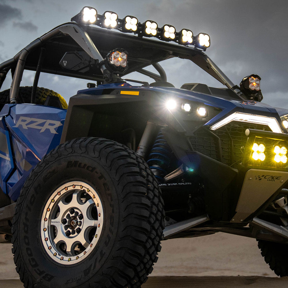 Baja Designs 2022-2024 Polaris RZR Pro R Roof Bar Kit Display on Vehicle 