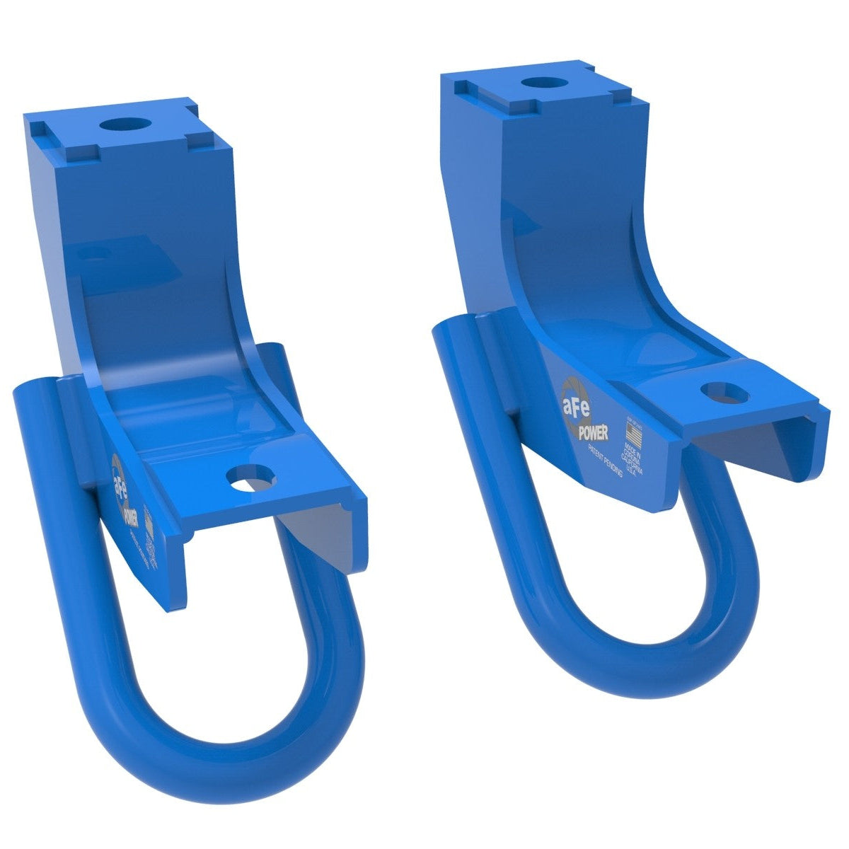 aFe 22-24 Toyota Tundra Control Front Tow Hooks (Blue)