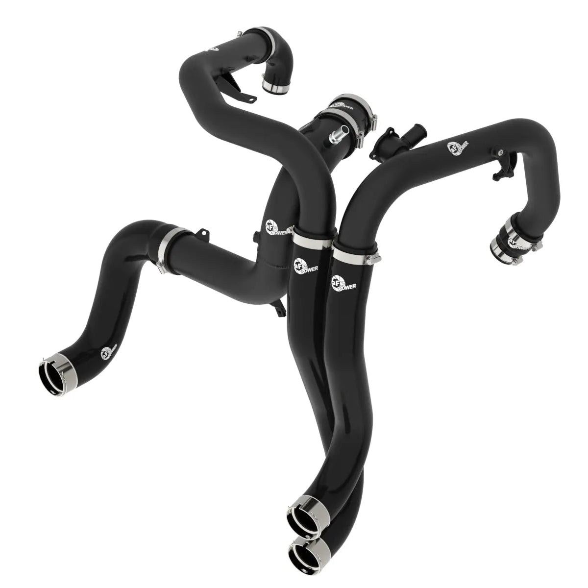 '22-25 Bronco Raptor BladeRunner Aluminum Charge Pipe Kits Front View