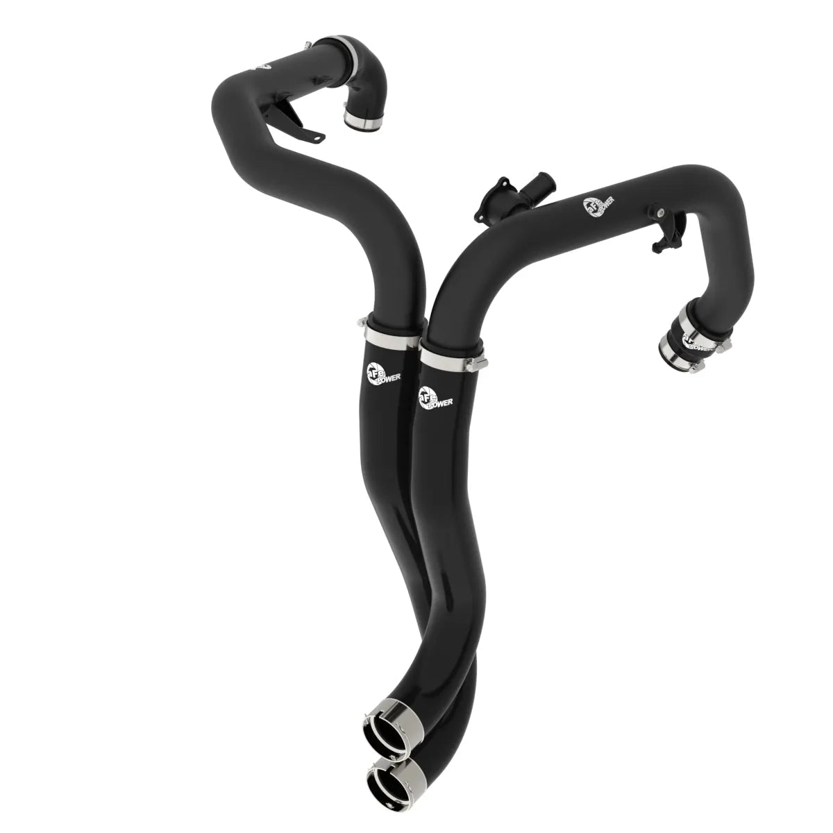 '22-25 Bronco Raptor BladeRunner Aluminum Charge Pipe Kits Front View