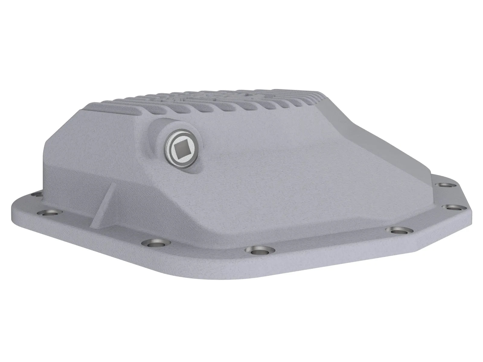 2025+ Ram RHO aFe POWER Street Series Rear Differential Cover Raw w/ Machined Fins