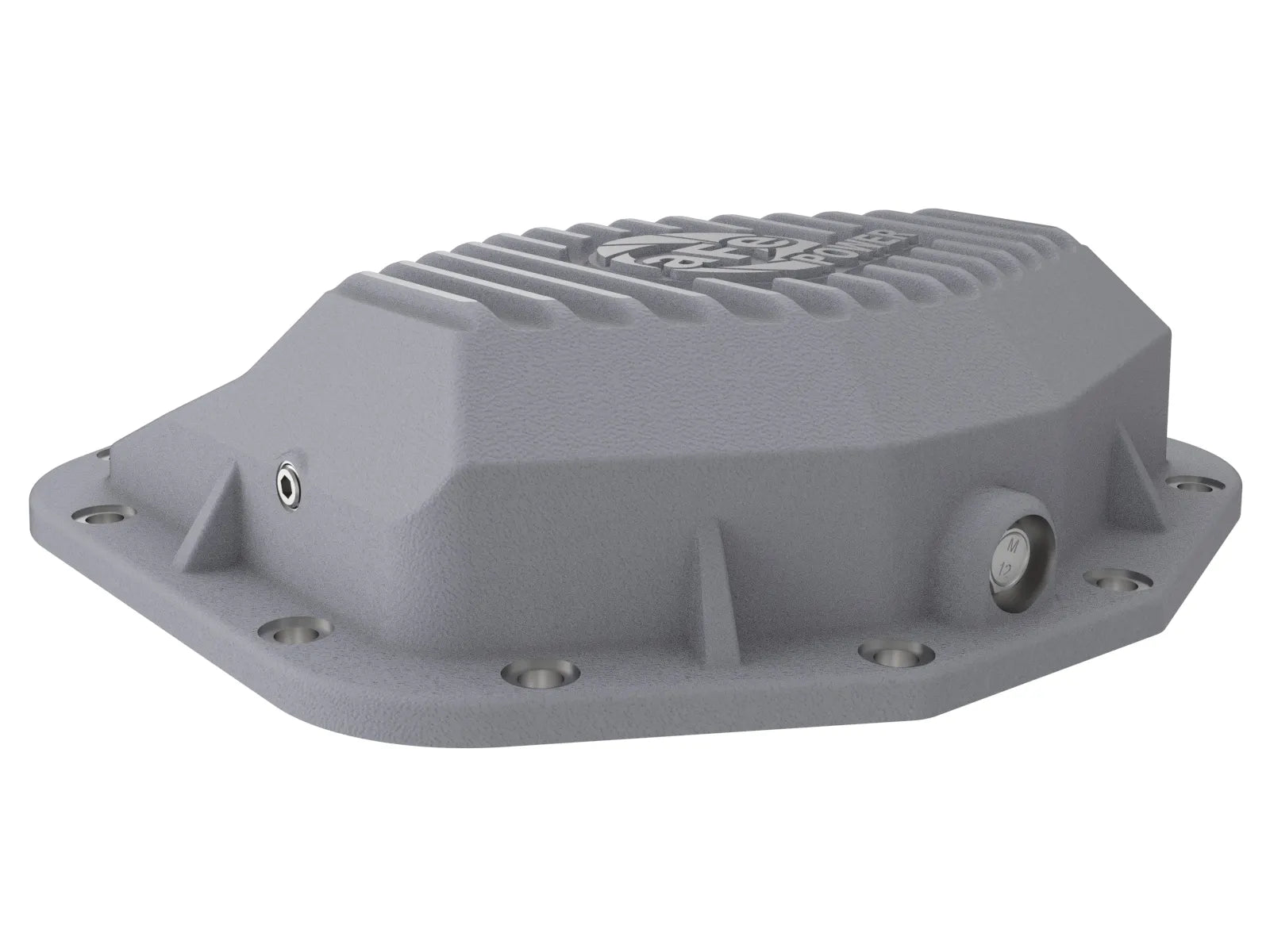 2025+ Ram RHO aFe POWER Street Series Rear Differential Cover Raw w/ Machined Fins