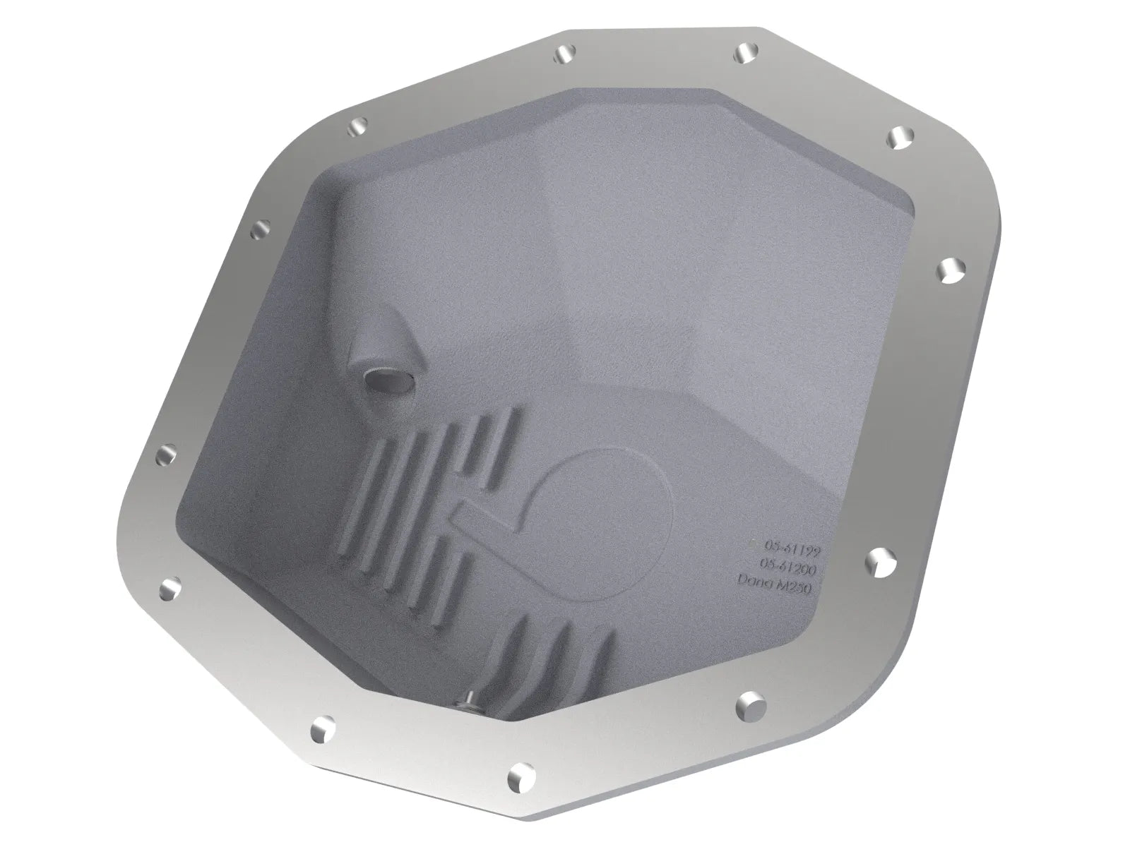 2025+ Ram RHO aFe POWER Street Series Rear Differential Cover Raw w/ Machined Fins