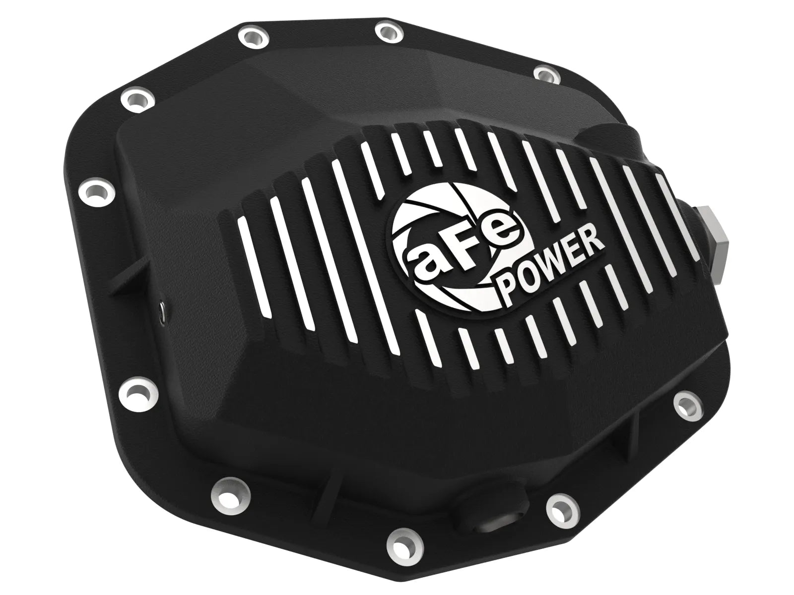 2021-2024 Ram TRX aFe POWER Pro Series Rear Differential Cover Black w/ Machined Fins
