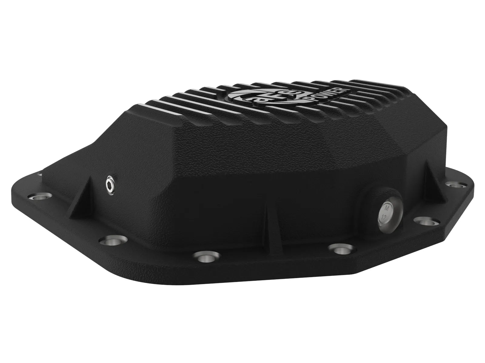 2021-2024 Ram TRX aFe POWER Pro Series Rear Differential Cover Black w/ Machined Fins