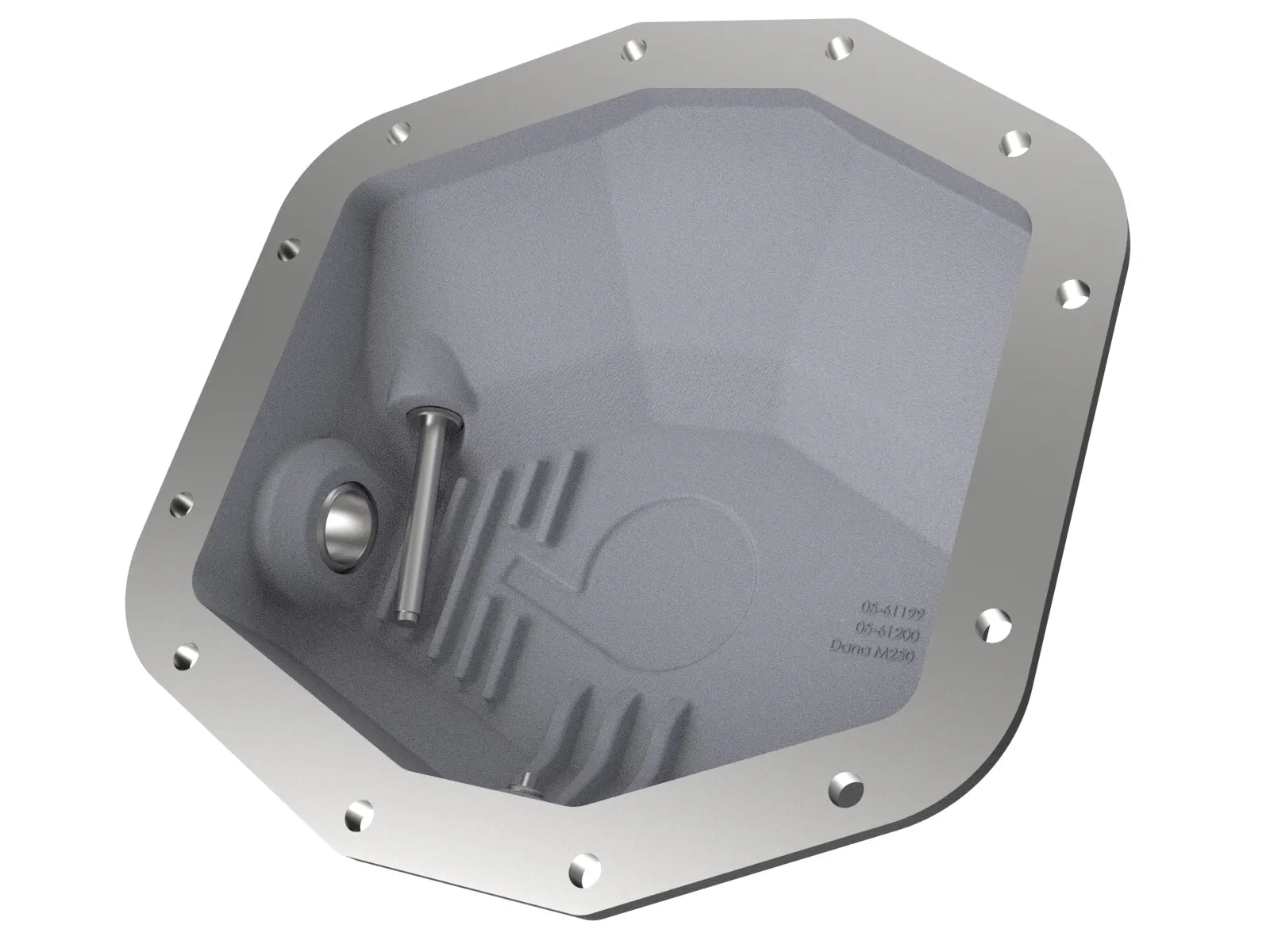 2021-2024 Ram TRX aFe POWER Pro Series Rear Differential Cover Black w/ Machined Fins