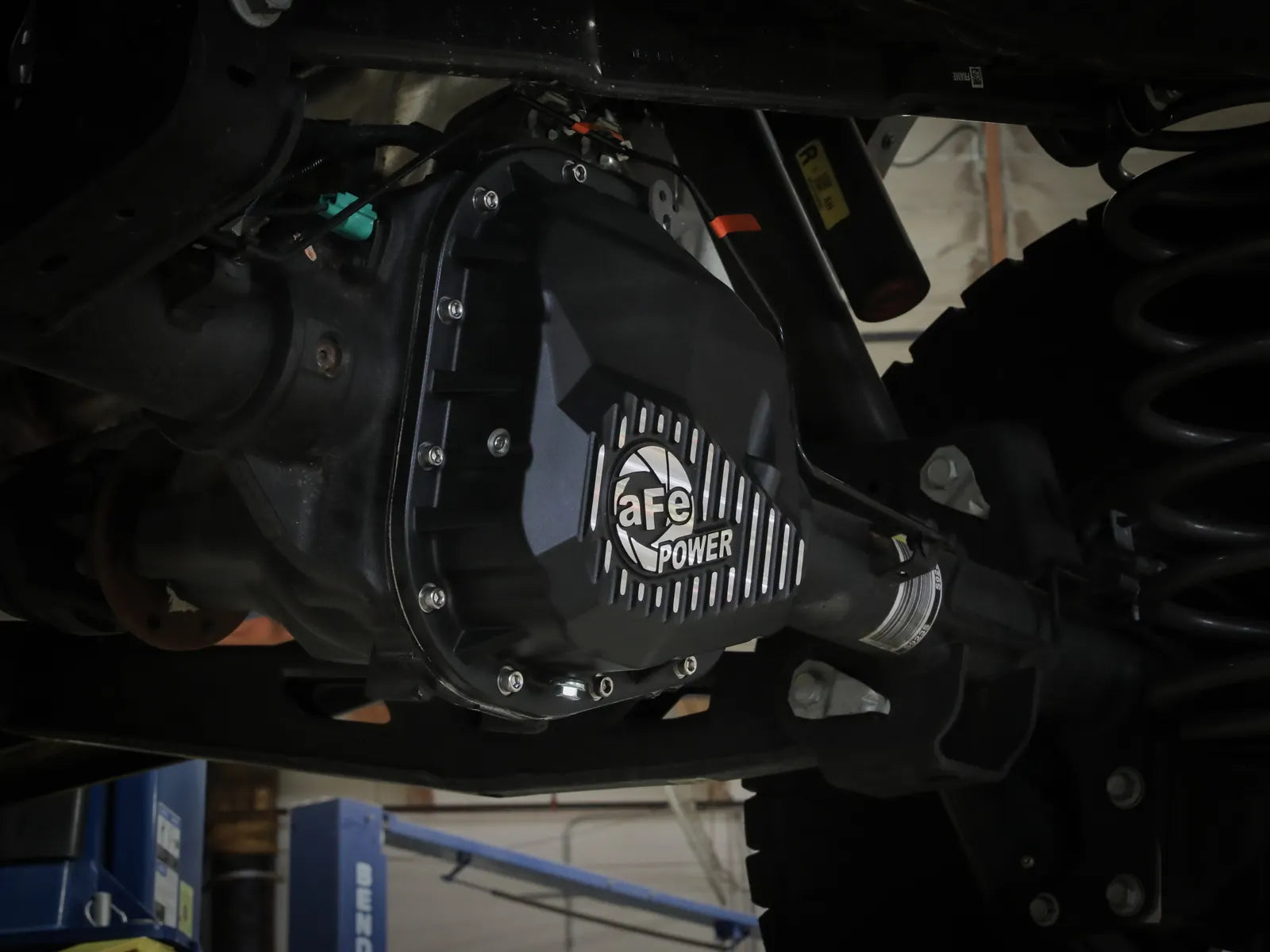 aFe POWER Pro Series Rear Differential Cover Black w/ Machined Fins Ford F-150/Raptor 97-23 (9.75-12)