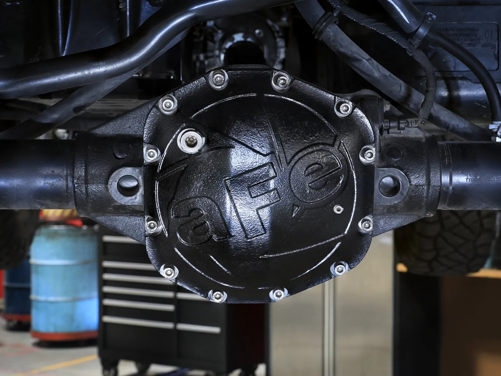 aFe POWER Pro Series Rear Differential Cover Black Jeep Wrangler (JL) 18-25 L4-2.0L (t)/ V6-3.6L (Dana M220)
