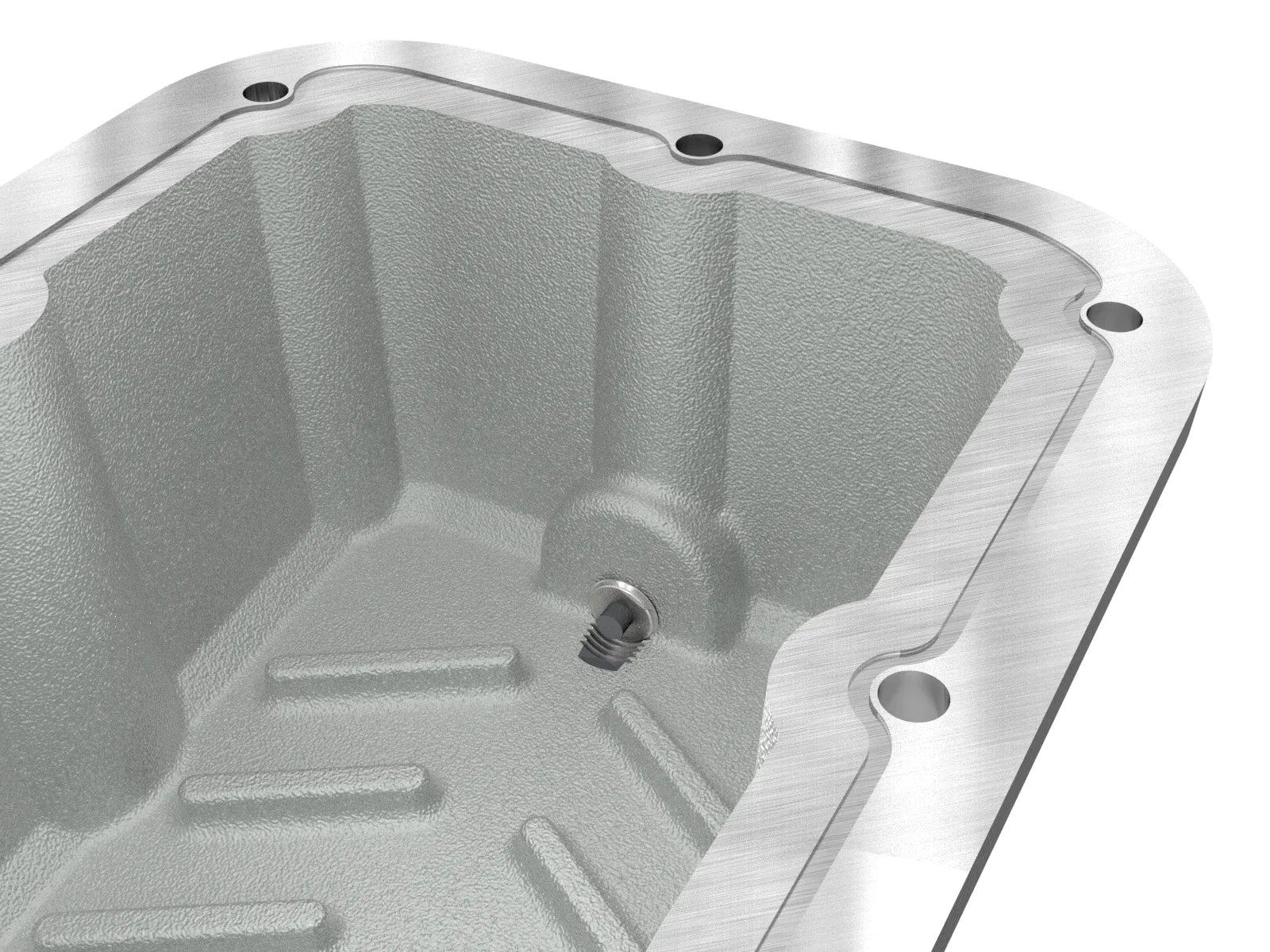 aFe POWER Pro Series Engine Oil Pan Black w/ Machined Fins