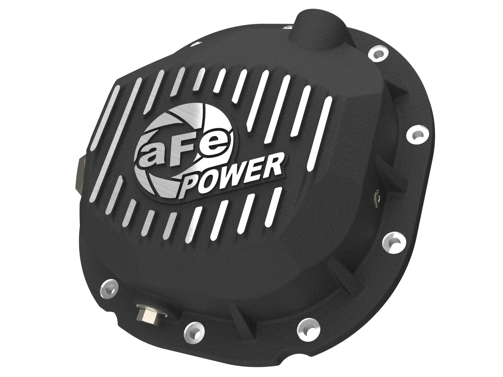 Pro Series Rear Differential Cover Black w/ Machined Fins