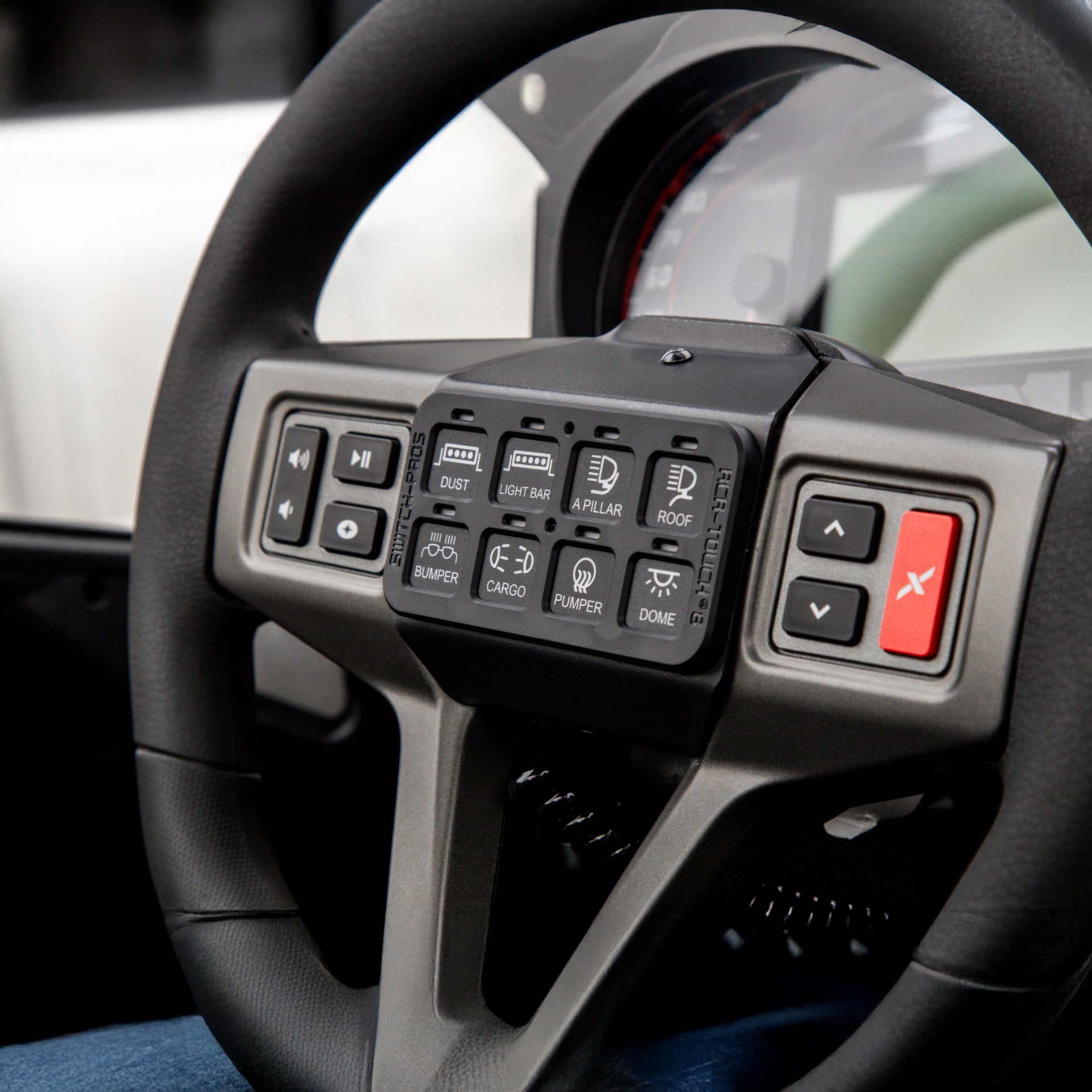 PCI Polaris RZR Switch Pros 8 Steering Wheel Mount