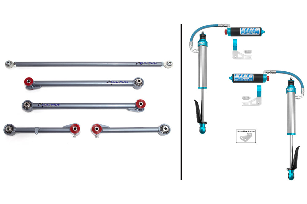 REAR LINKS W/ KING 2.5 INCH DIAMETER SHOCKS - 6TH GEN 4RUNNER