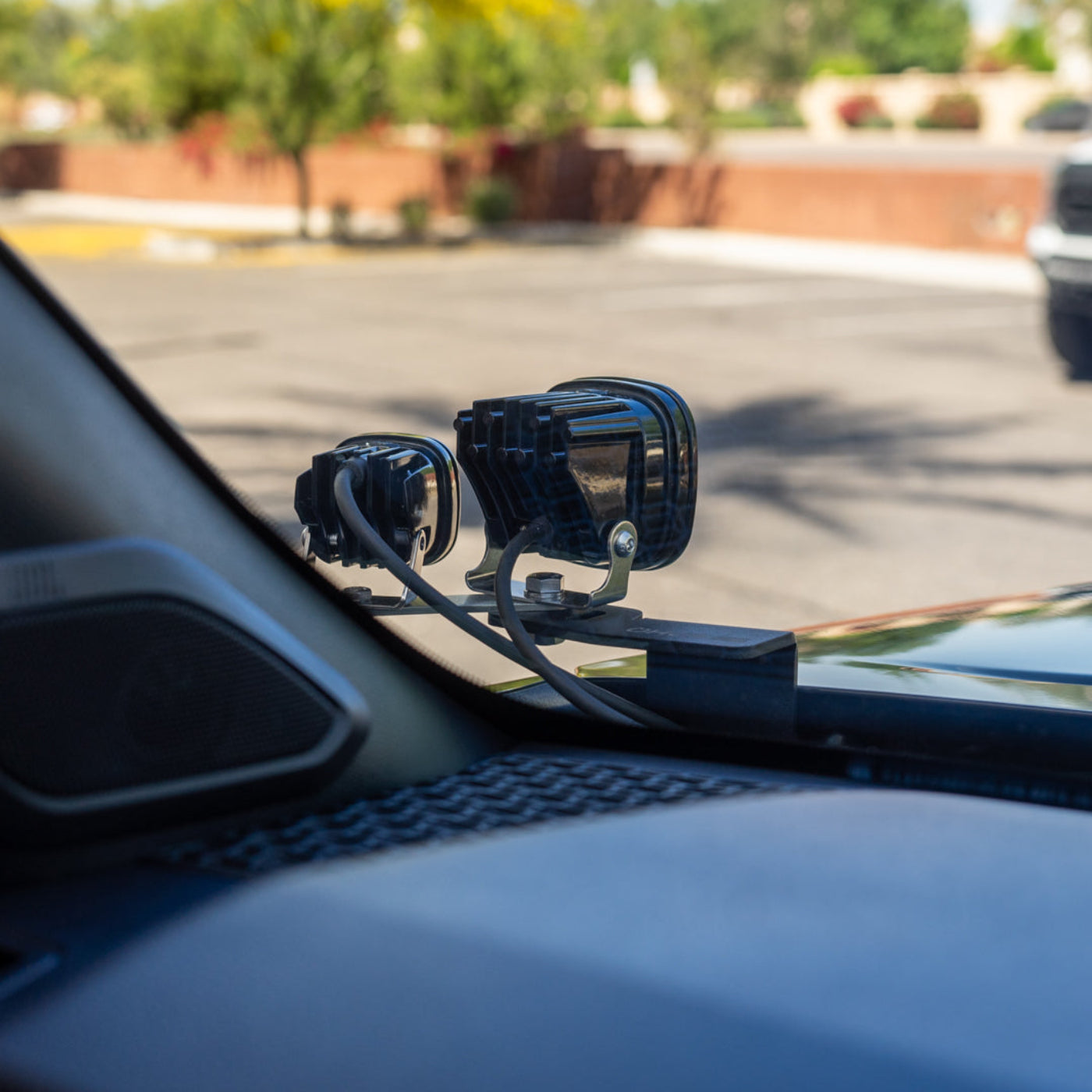 '25+ 4Runner A-Pillar Light Mounts installed 