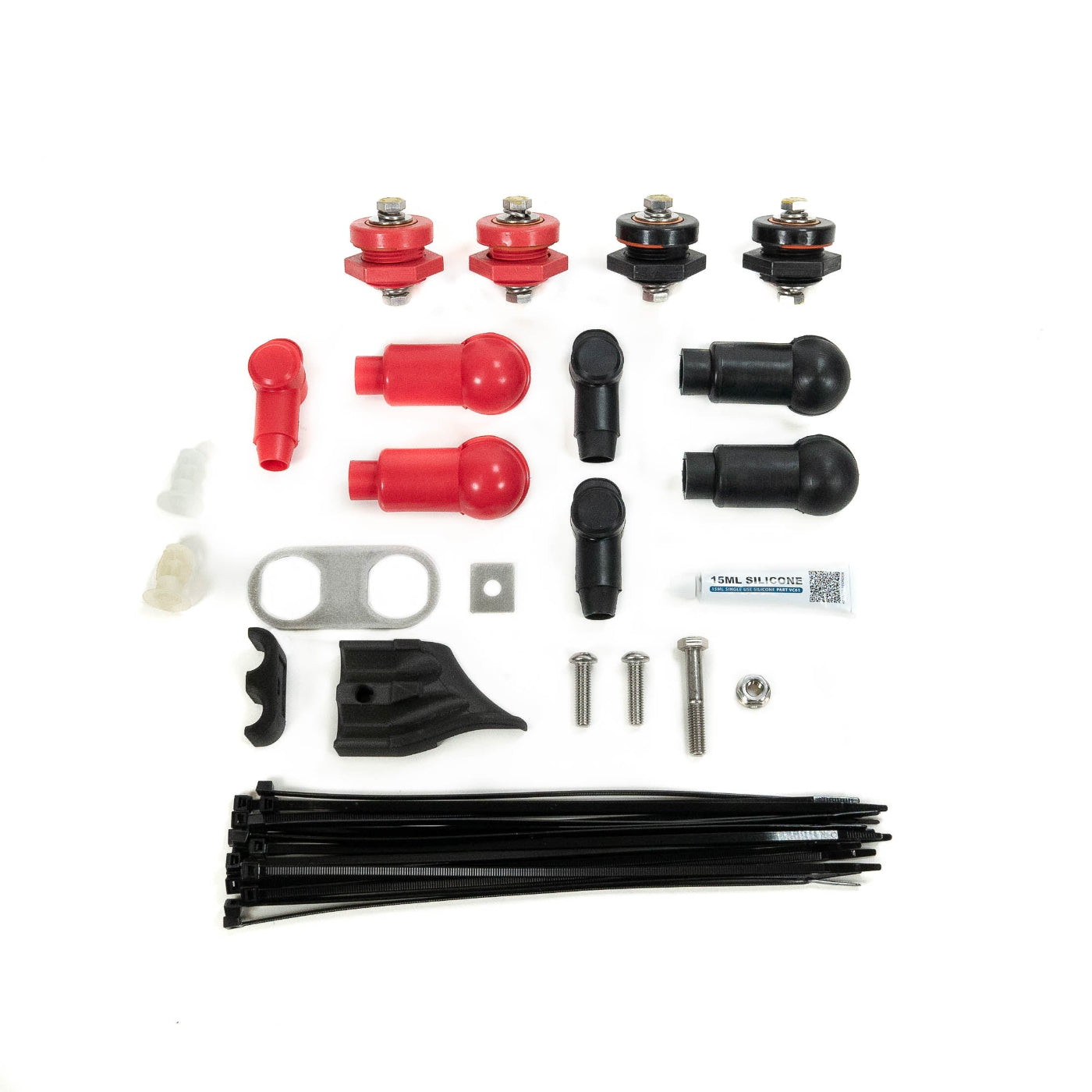 SDHQ Built 2025+ 4Runner Terminal Hardware Kit for Power Solution Kit display of included parts 