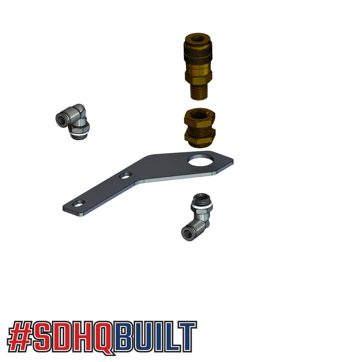 '10-23 Toyota 4Runner / '10-23 Lexus GX460 SDHQ Built Compressor Air Chuck Mount Add-On design 