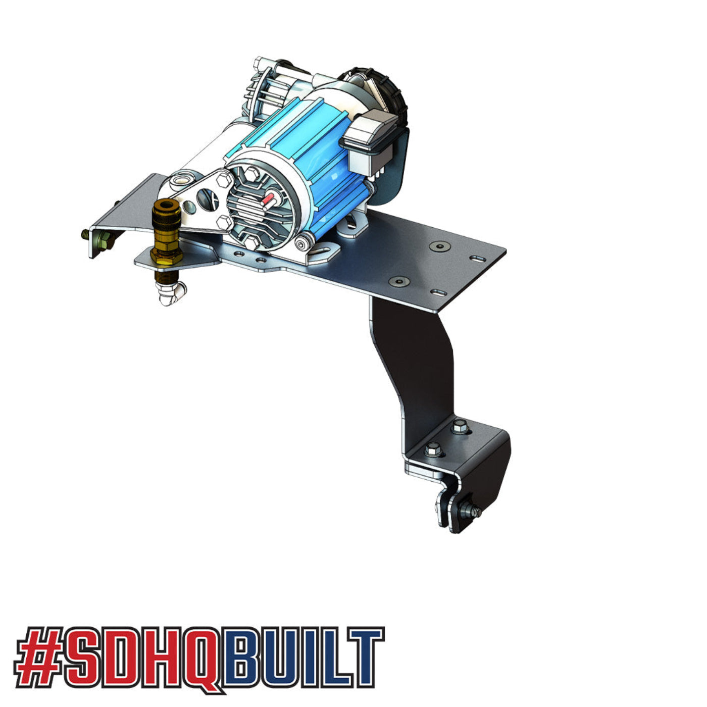 '10-23 Toyota 4Runner / '10-23 Lexus GX460 SDHQ Built Compressor Air Chuck Mount Add-On design 