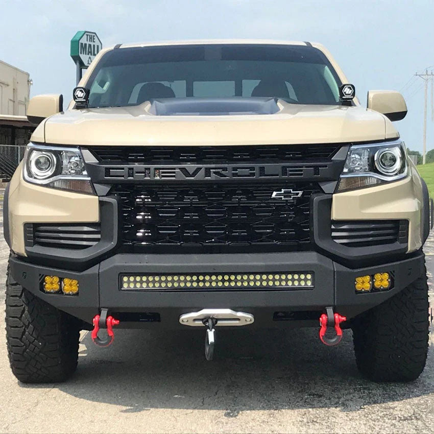 2021+ CHEVY ZR2 COLORADO OCTANE FRONT WINCH BUMPER Front View