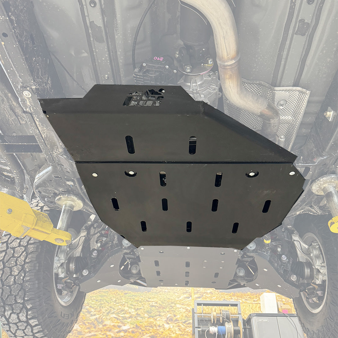 Toyota Tacoma Rear Skid Plate Display on Vehicle