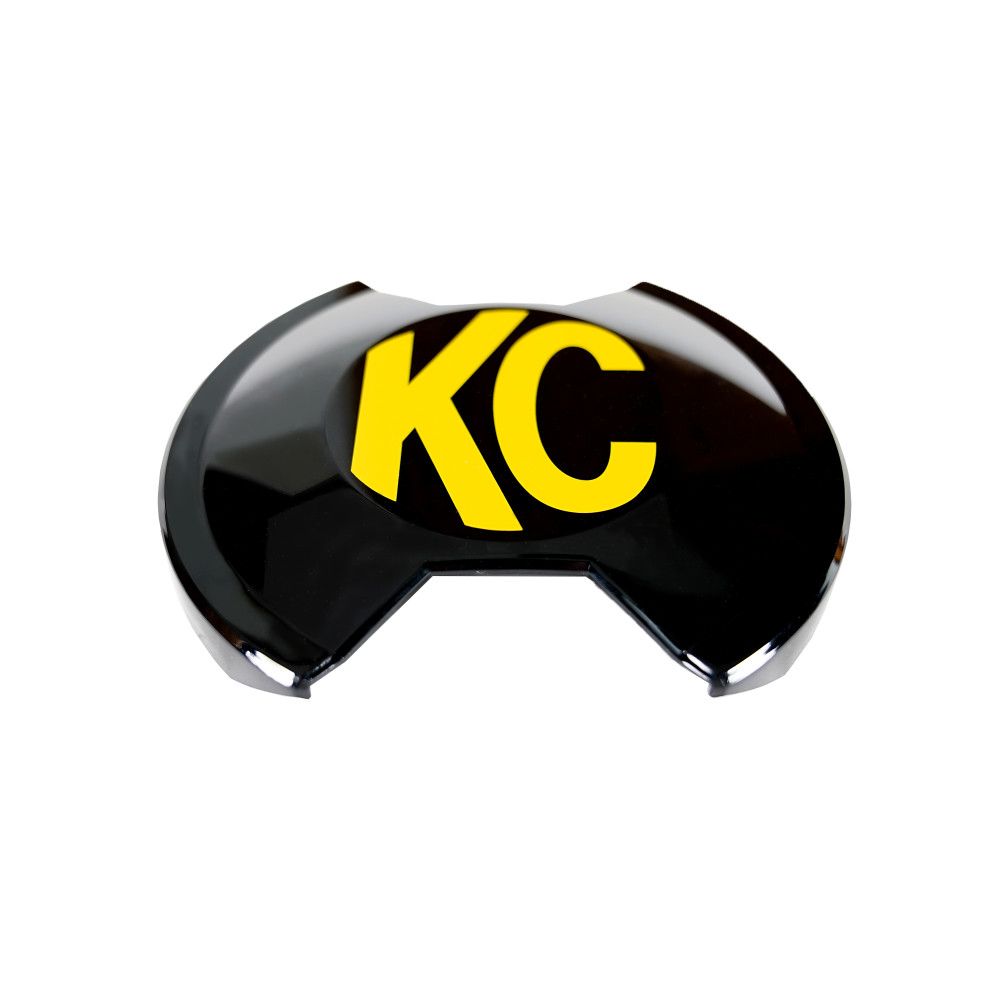 KC HiLites 6" SlimLite LED - Light Shield / Hard Cover - Black