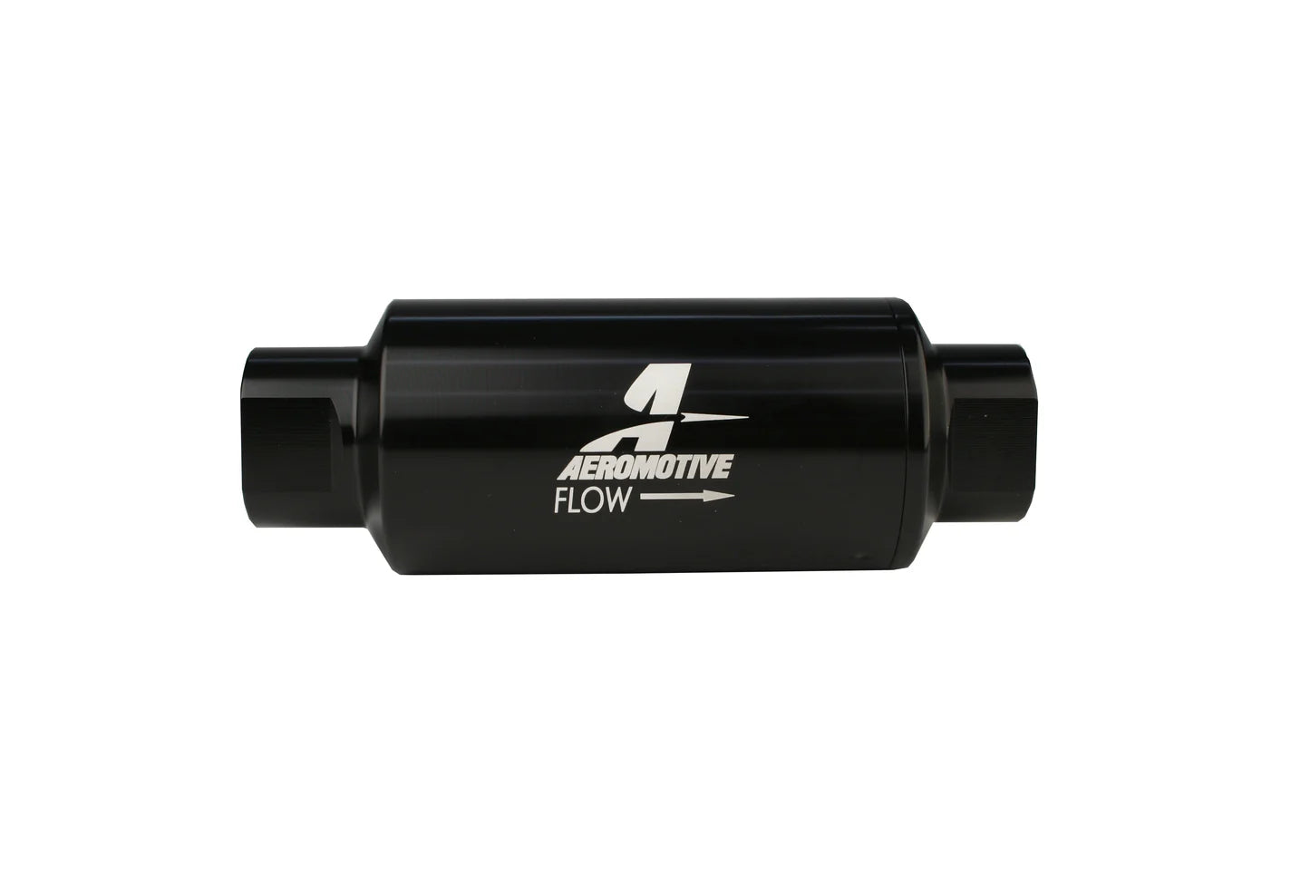 100 Micron Black Fuel Filter with ORB-10 Ports & Stainless Mesh Element