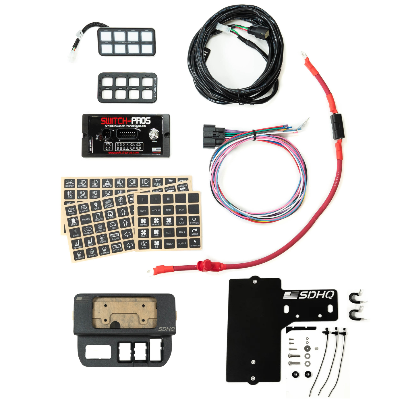 2016-2023 Toyota Tacoma SDHQ Built Complete Switch Pros SP-9100 Mounting Kit