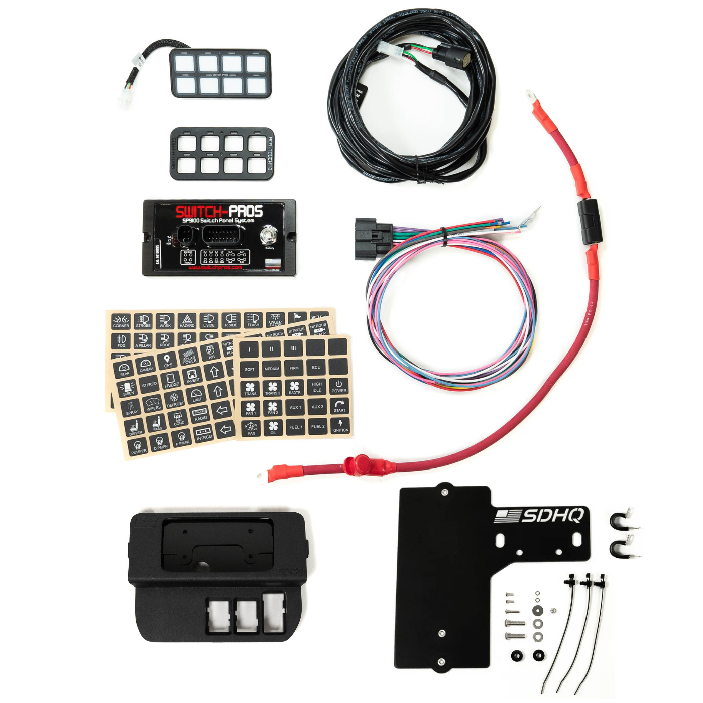 2016-2023 Toyota Tacoma SDHQ Built Complete Switch Pros SP-9100 Mounting Kit