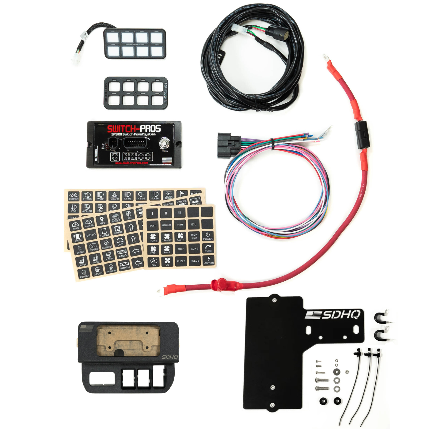 2016-2023 Toyota Tacoma SDHQ Built Complete Switch Pros SP-9100 Mounting Kit