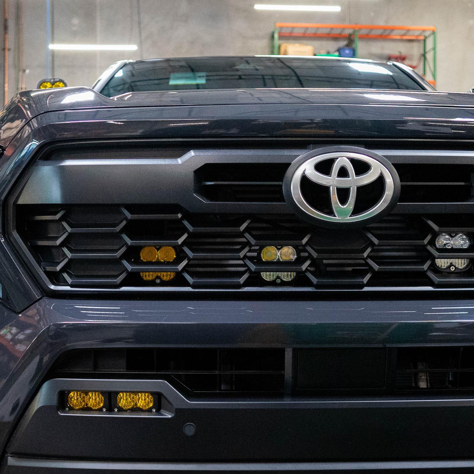 SDHQ Built '24 Tacoma Behind The Grille Pod Light Mounting Kit