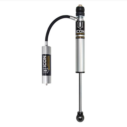 '24+ LC250/GX550 0-3" Lift Rear 2.0 Remote Reservoir Shock - DRIVER SIDE Front View