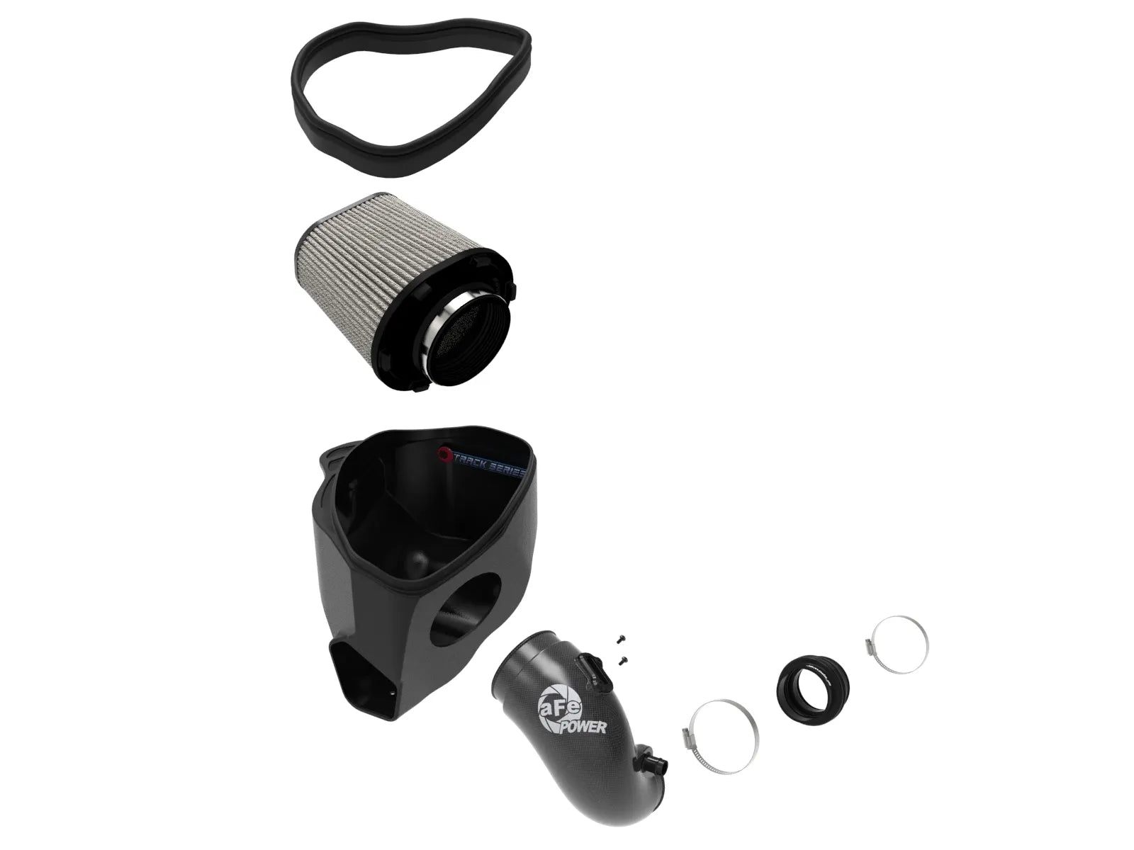 Track Series Carbon Fiber Cold Air Intake System w/ Pro 5R Filter