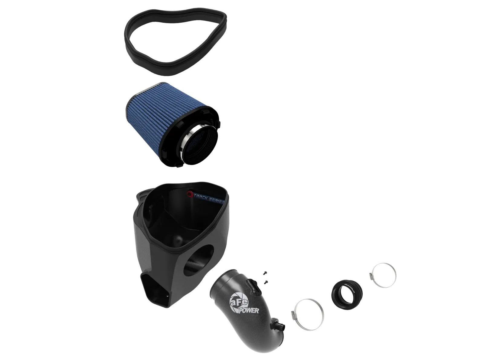 Track Series Carbon Fiber Cold Air Intake System w/ Pro 5R Filter