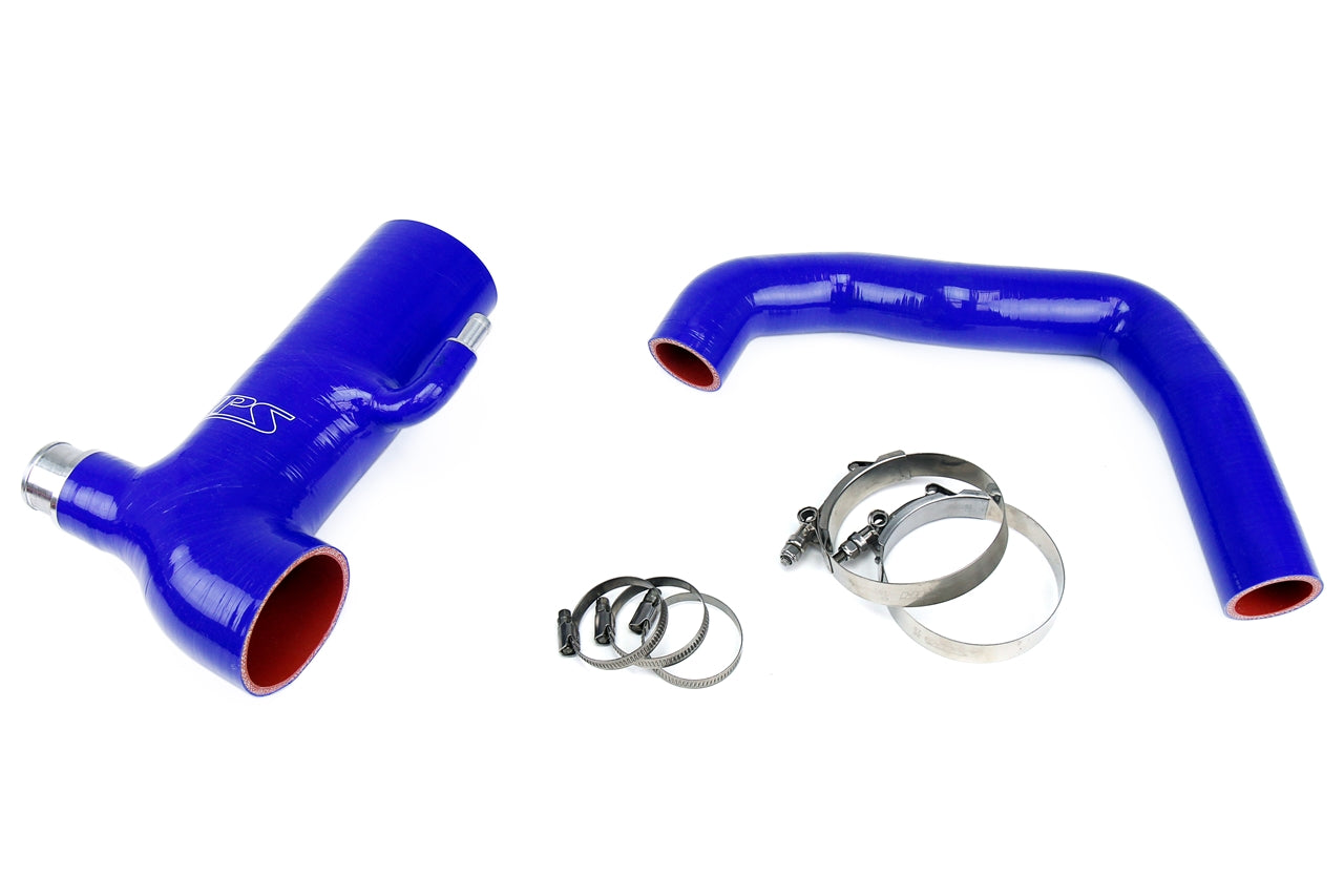 HPS Performance High Temp Reinforced Silicone Air Intake Hose Kit, Blu