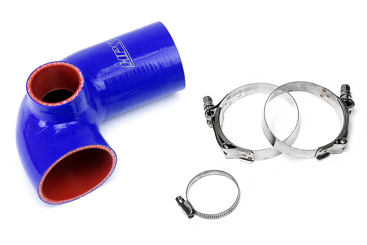HPS Performance High Temp Reinforced Silicone Air Intake Hose Kit, Blu