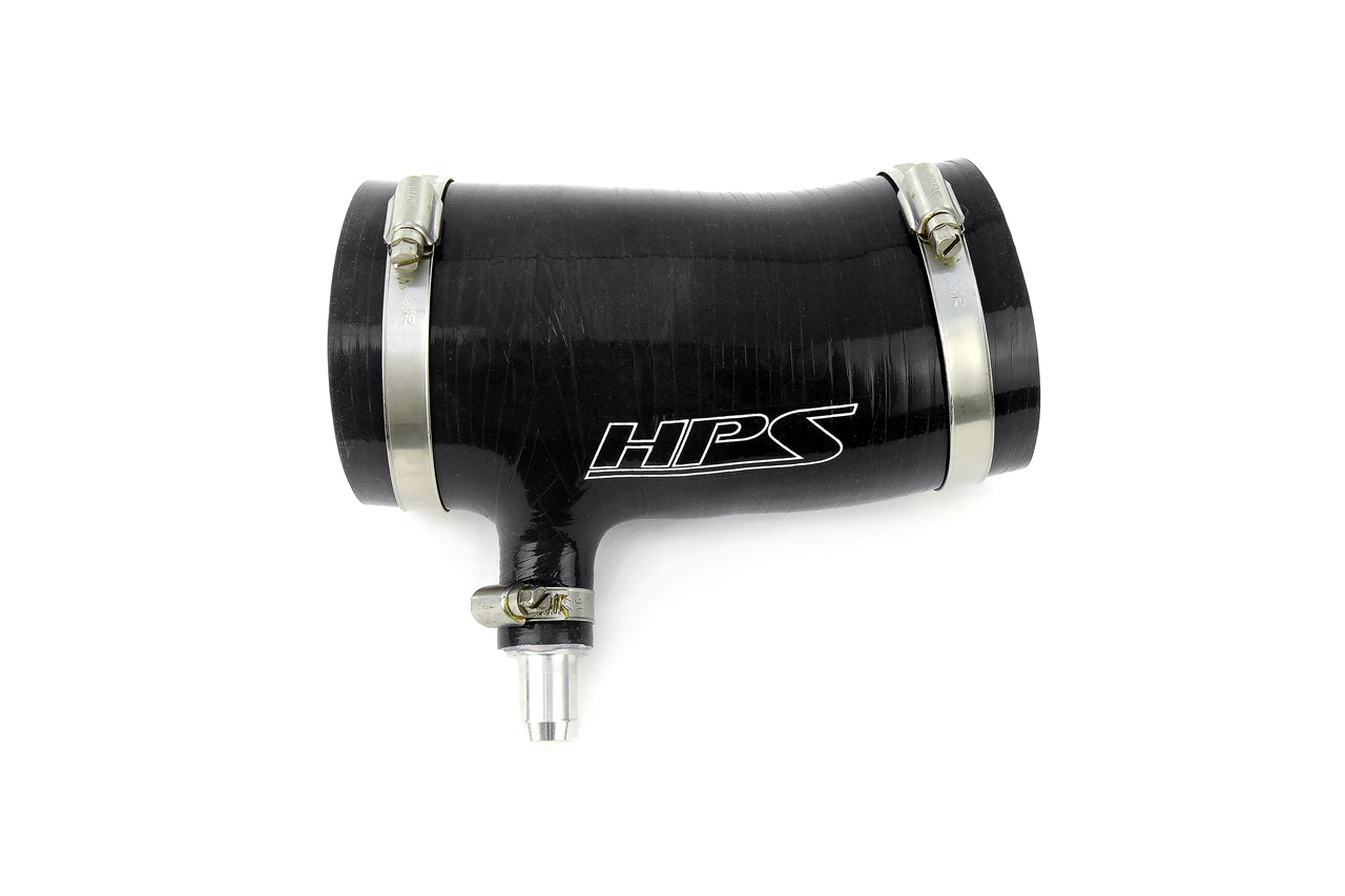 HPS Performance High Temp Reinforced Silicone Air Intake Hose Kit, Bla