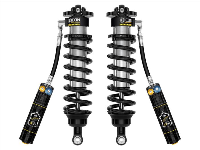 ICON 2022-2025 Toyota Tundra 1.25-3.25" Lift/2023-2025 Sequoia 3-4.25" Lift, V.S. 3.0 Series Front Coilover Kit, Remote Reservoir w/ CDXS, Pair