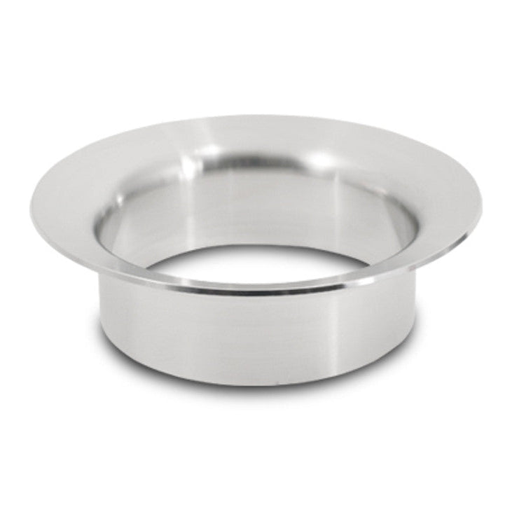 Stainless Steel Turbo Outlet Flange for Borg Warner S200/SX/SXE,and S300/SX/SXE series Marmon Style Flange 106mm Flare O.D. (suits 3" O.D. tubing) Front View