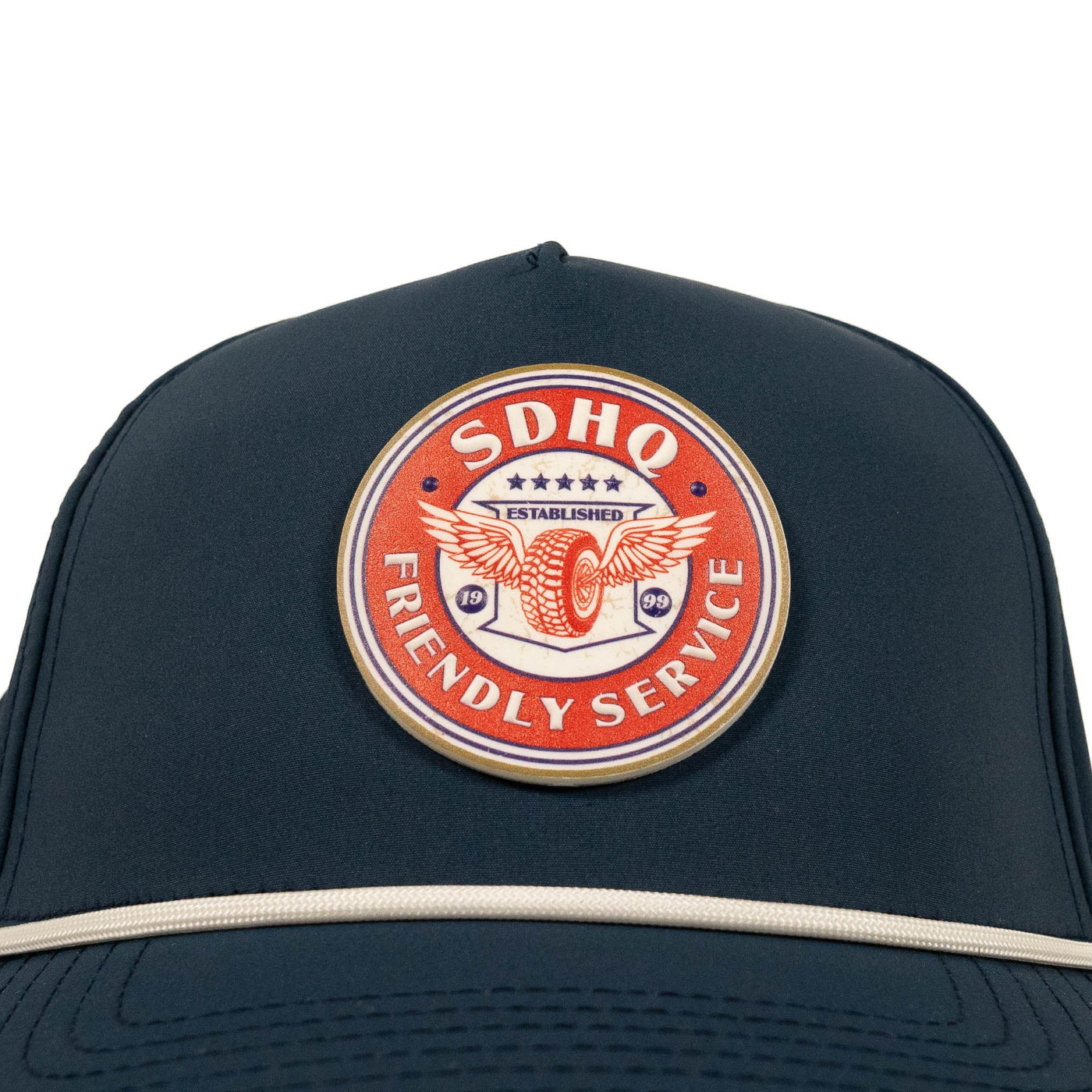 5 Panel Rope Hat w/ PVC Friendly Service Patch