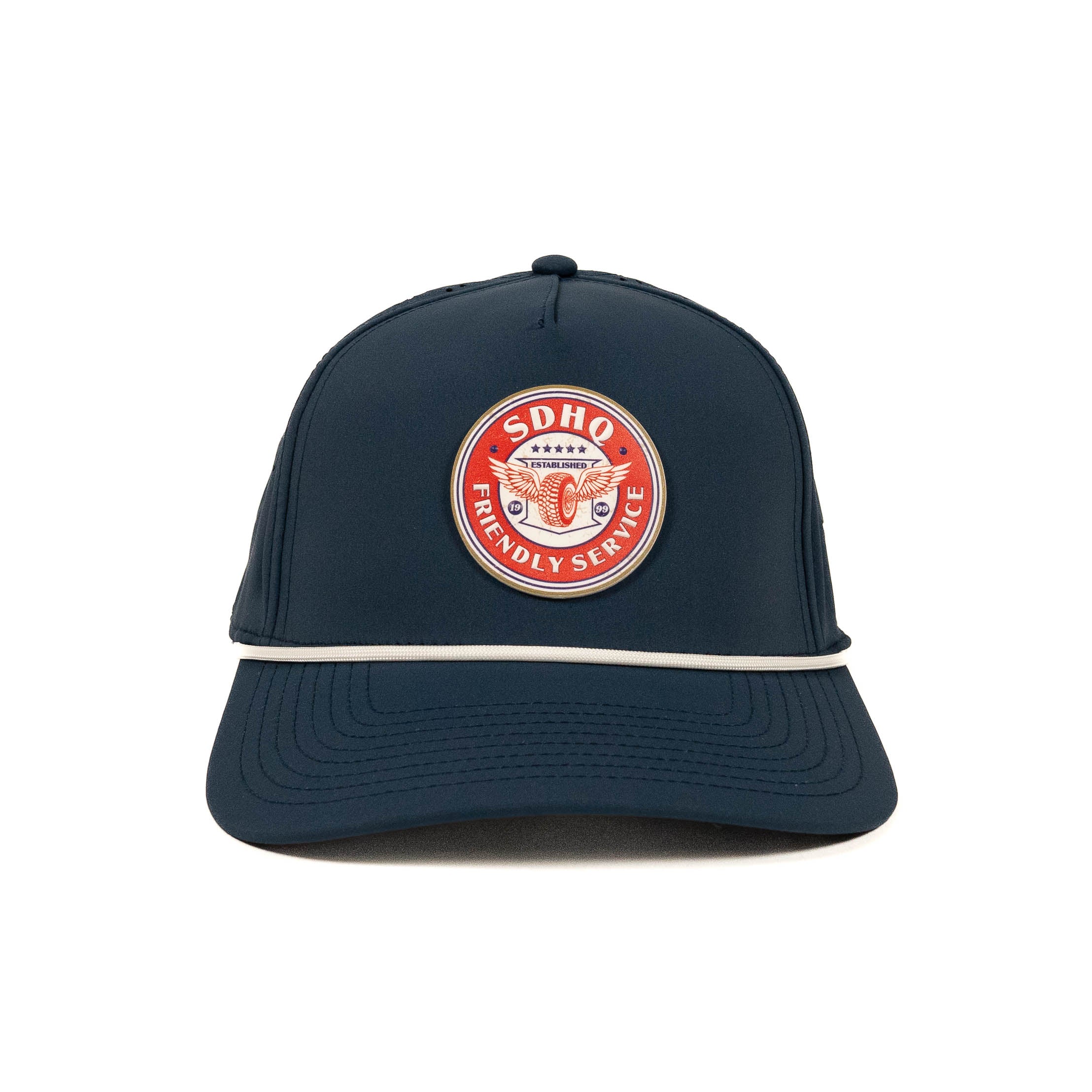 5 Panel Rope Hat w/ PVC Friendly Service Patch